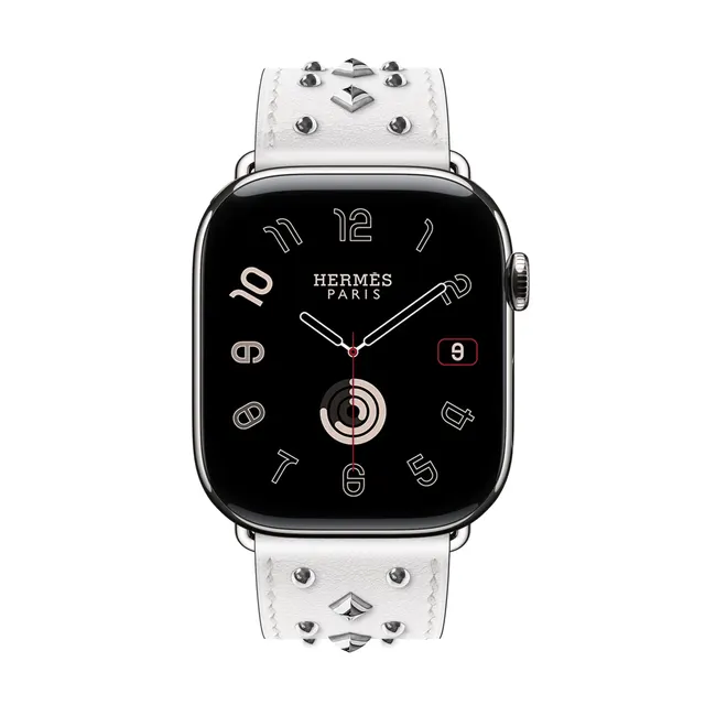 Apple Watch Hermès 46 Миллиметровая одинарная петля Clou Medor Rock Ремешок