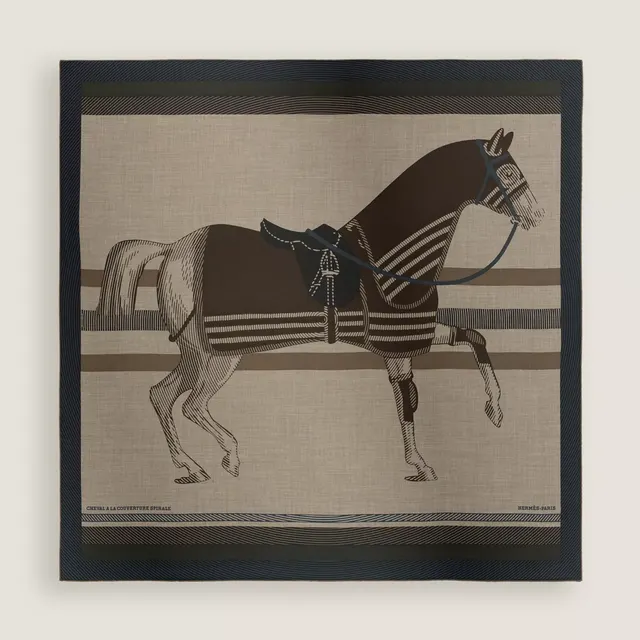 «Спиральный конь-плащ»100 Шарф