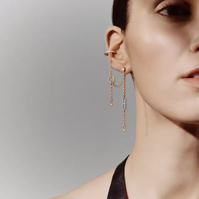 Mix and H Серьги-раскладушки с левым ухом