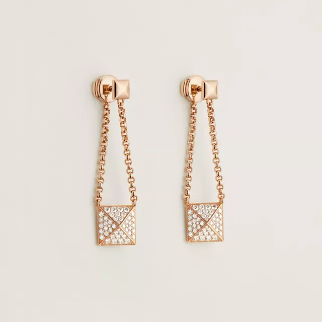 Hermès Clou d'H Серьги-кулоны