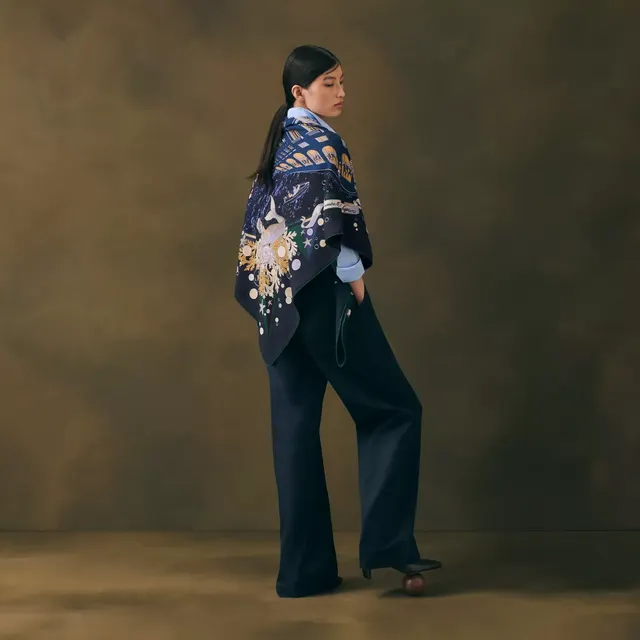 «Флагман Hermès»140 накидка