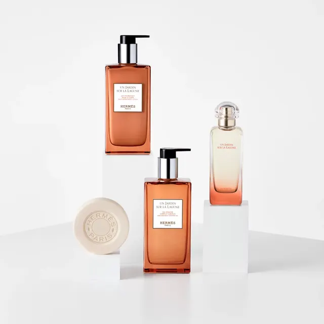 Гель для мытья волос и тела «Hermès Lagoon Garden»