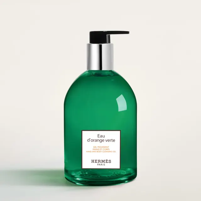 Гель для мытья рук и тела Hermès «Оранжево-зелёный источник»