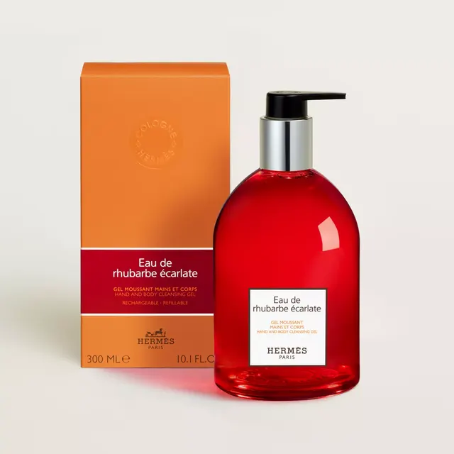 Гель для мытья рук и тела Hermes с ароматом «Алый морской огурец»