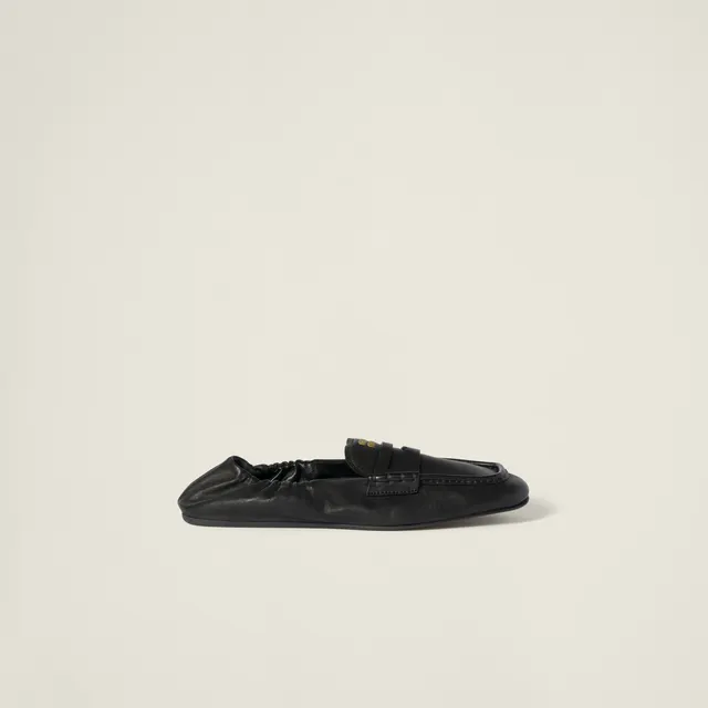 Мокасины «Ruches» из кожи наппа