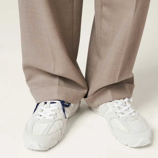 Кроссовки New Balance из замши и сетки