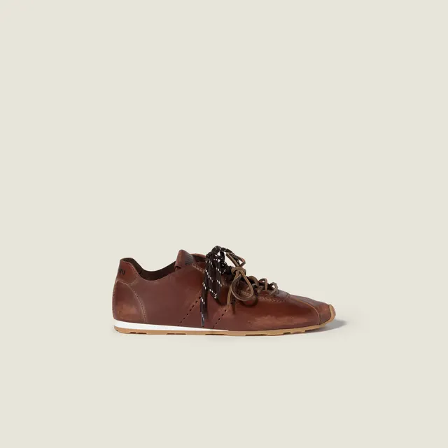 кроссовки Plume из телячьей кожи