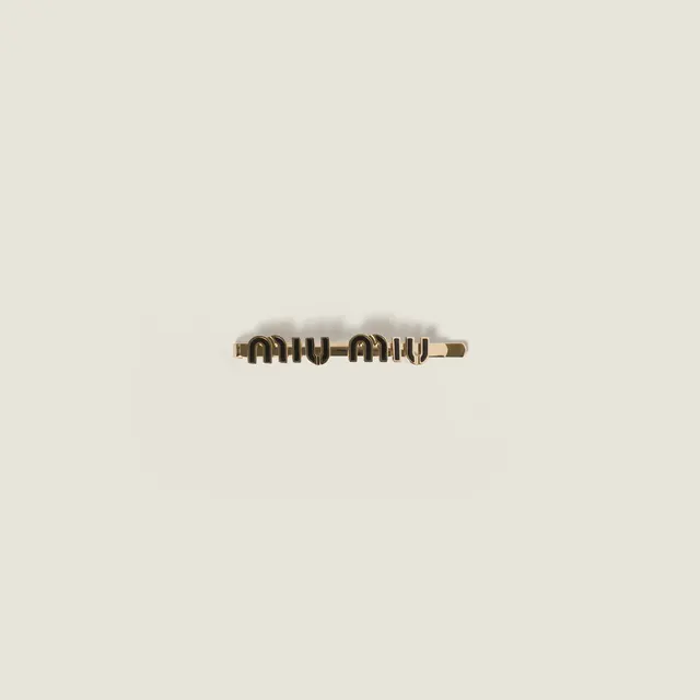 Заколка для волос из эмалированного металла
