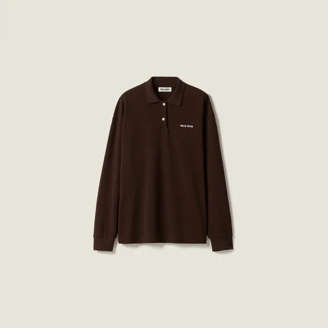 Поло из хлопкового пике