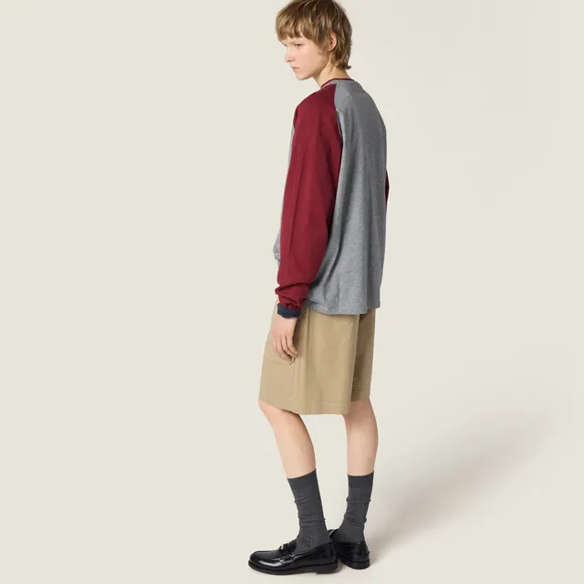 Рубашка Henley ИЗ хлопкового трикотажа