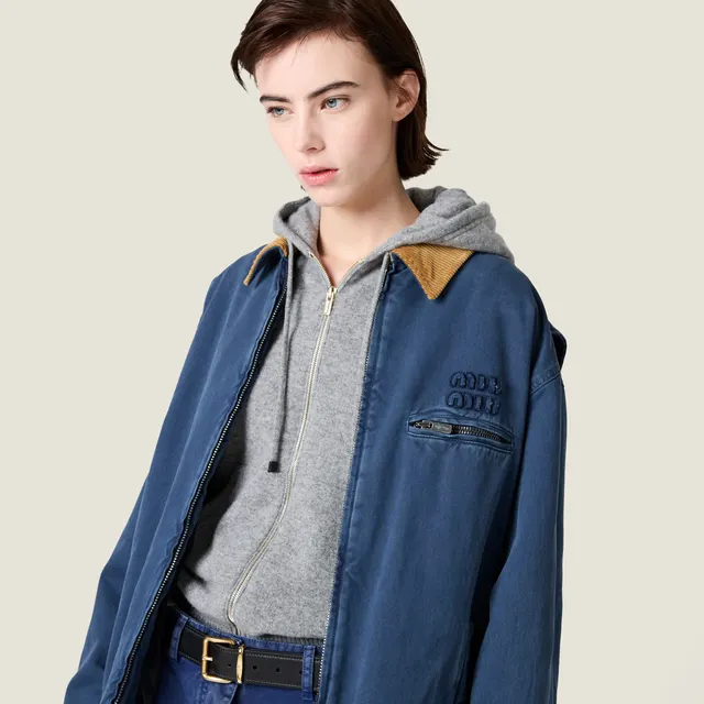 Куртка Gabardine с вельветовым воротником