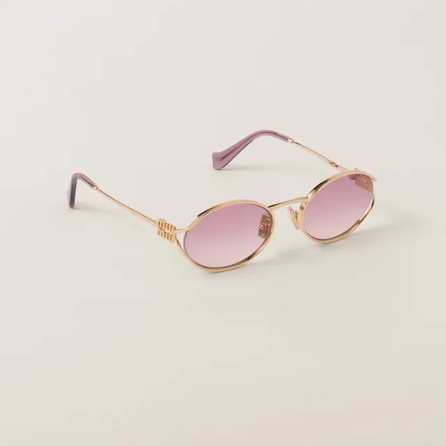Солнцезащитные очки с логотипом Miu Miu