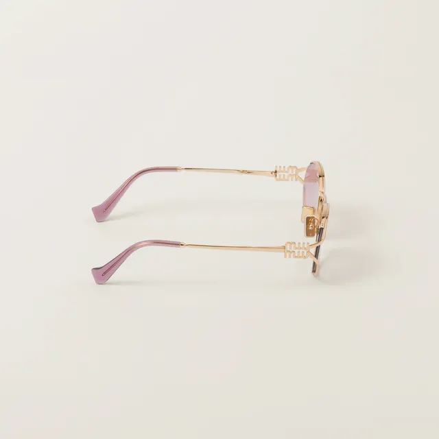 Солнцезащитные очки с логотипом Miu Miu