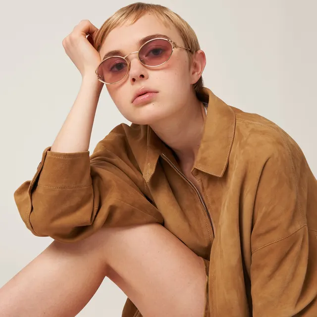 Солнцезащитные очки с логотипом Miu Miu
