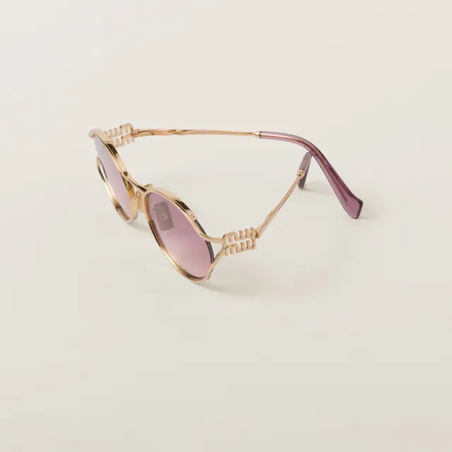 Солнцезащитные очки с логотипом Miu Miu