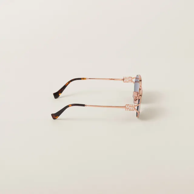 Солнцезащитные очки с логотипом Miu Miu