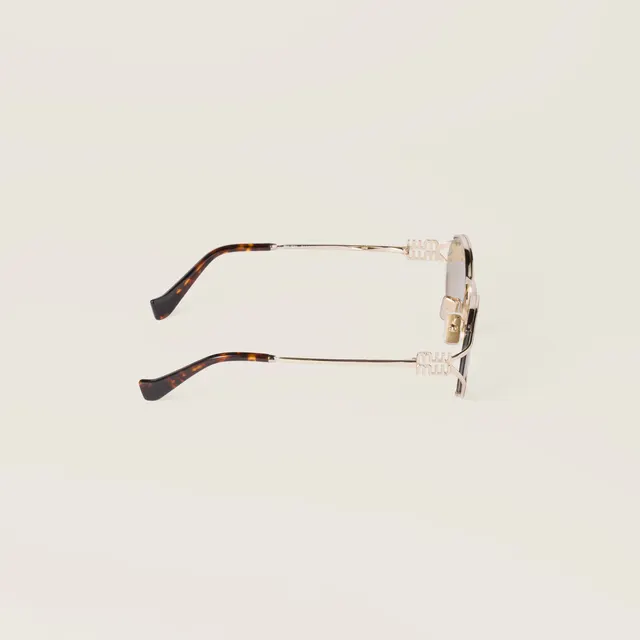 Солнцезащитные очки с логотипом Miu Miu
