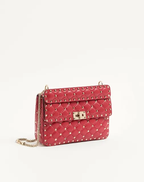 Сумка среднего размера Rockstud Spike из кожи наппа