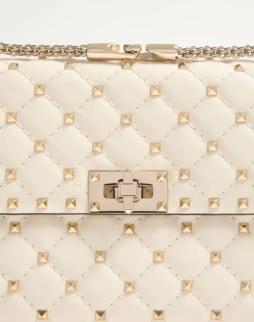 Сумка среднего размера Rockstud Spike из кожи наппа