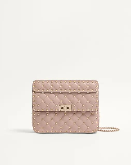 Сумка среднего размера Rockstud Spike из кожи наппа