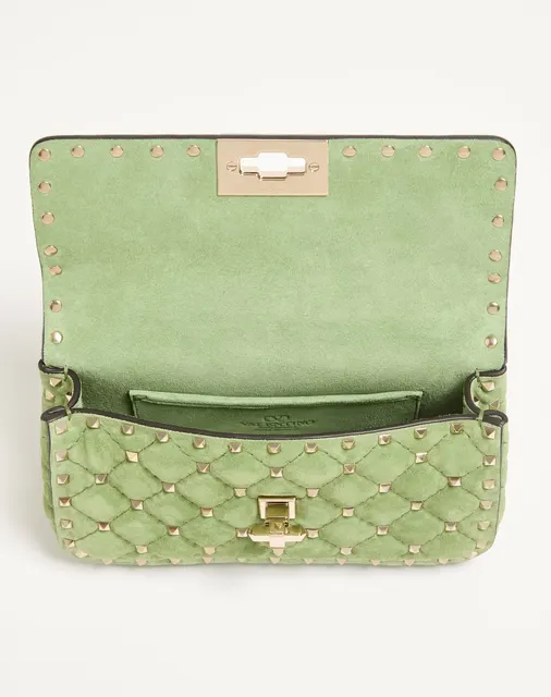 Маленькая сумка Valentino Garavani Rockstud Spike из замши
