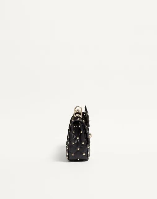 Маленькая сумка Rockstud Spike из кожи наппа
