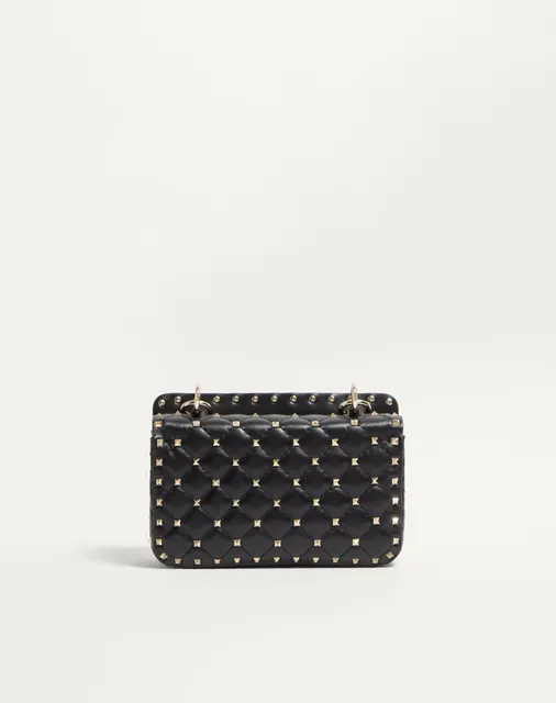 Маленькая сумка Rockstud Spike из кожи наппа