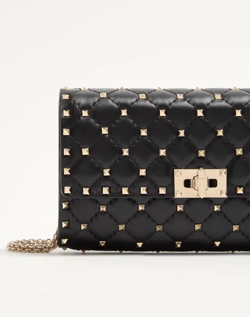 Сумка через плечо Rockstud Spike из кожи наппа