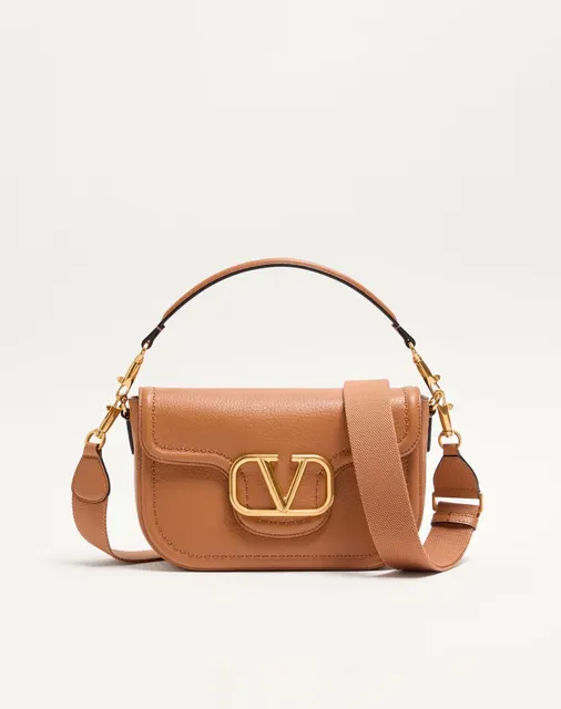 Сумка через плечо Valentino Garavani Alltime из зернистой телячьей кожи