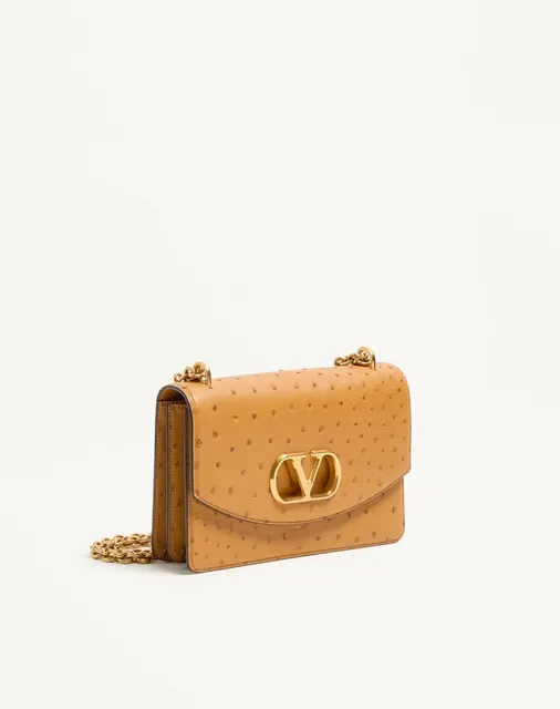 Сумка через плечо Valentino Garavani Vain из кожи страуса