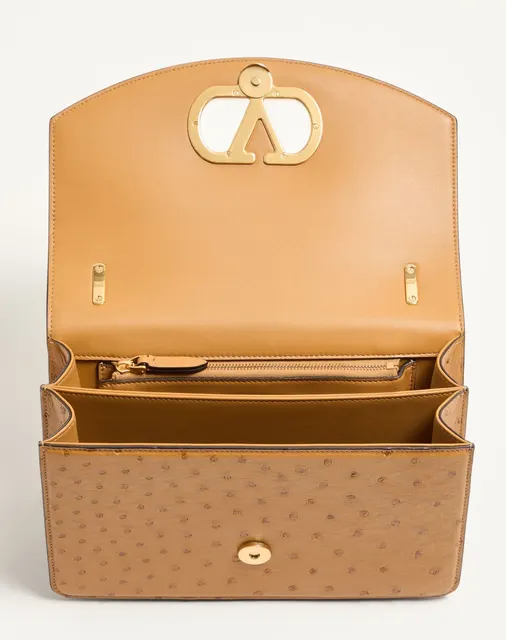 Сумка через плечо Valentino Garavani Vain из кожи страуса
