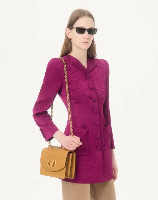 Сумка через плечо Valentino Garavani Vain из кожи страуса
