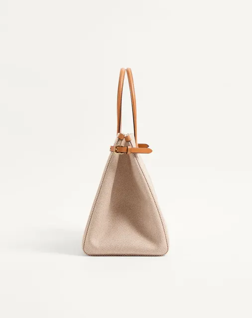 Сумка-тоут среднего размера Valentino Garavani Antibes из канваса