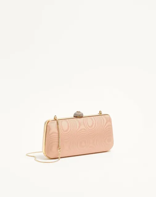 Клатч-минодьер Valentino Garavani Carry Secrets из ткани муар