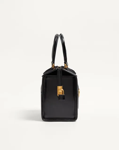 Сумка-боулинг Valentino Garavani Vain-Case из глянцевой телячьей кожи
