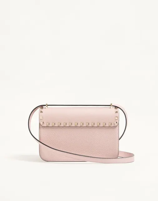 Маленькая сумка через плечо Valentino Garavani Rockstud из зернистой телячьей кожи