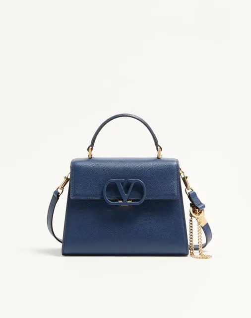 Маленькая сумка с ручками Valentino Garavani VSLING из зернистой телячьей кожи