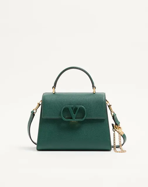 Маленькая сумка с ручками Valentino Garavani VSLING из зернистой телячьей кожи