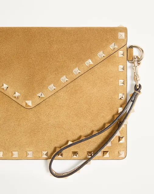 Клатч Rockstud из замши