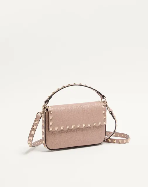 Клатч Rockstud из зернистой телячьей кожи