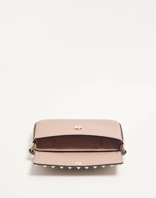 Клатч Rockstud из зернистой телячьей кожи